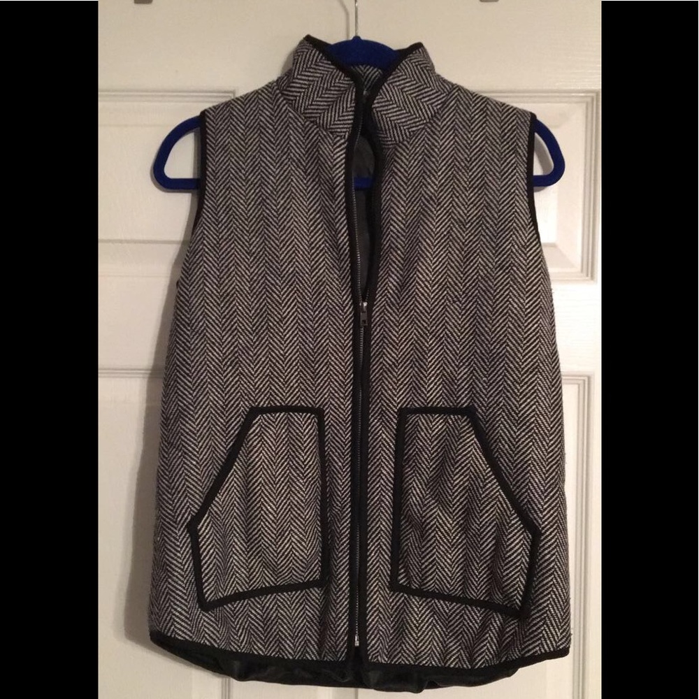 Quilted Herringbone Vest